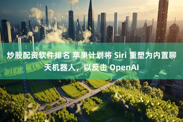 炒股配资软件排名 苹果计划将 Siri 重塑为内置聊天机器人，以反击 OpenAI